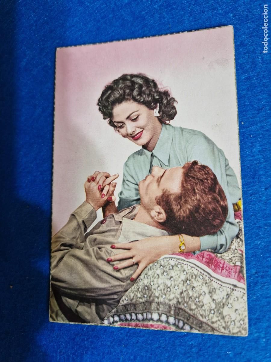 Cartoline: ANTIGUA TARJETA POSTAL PAREJA DE ENAMORADOS. NO CIRCULADA.