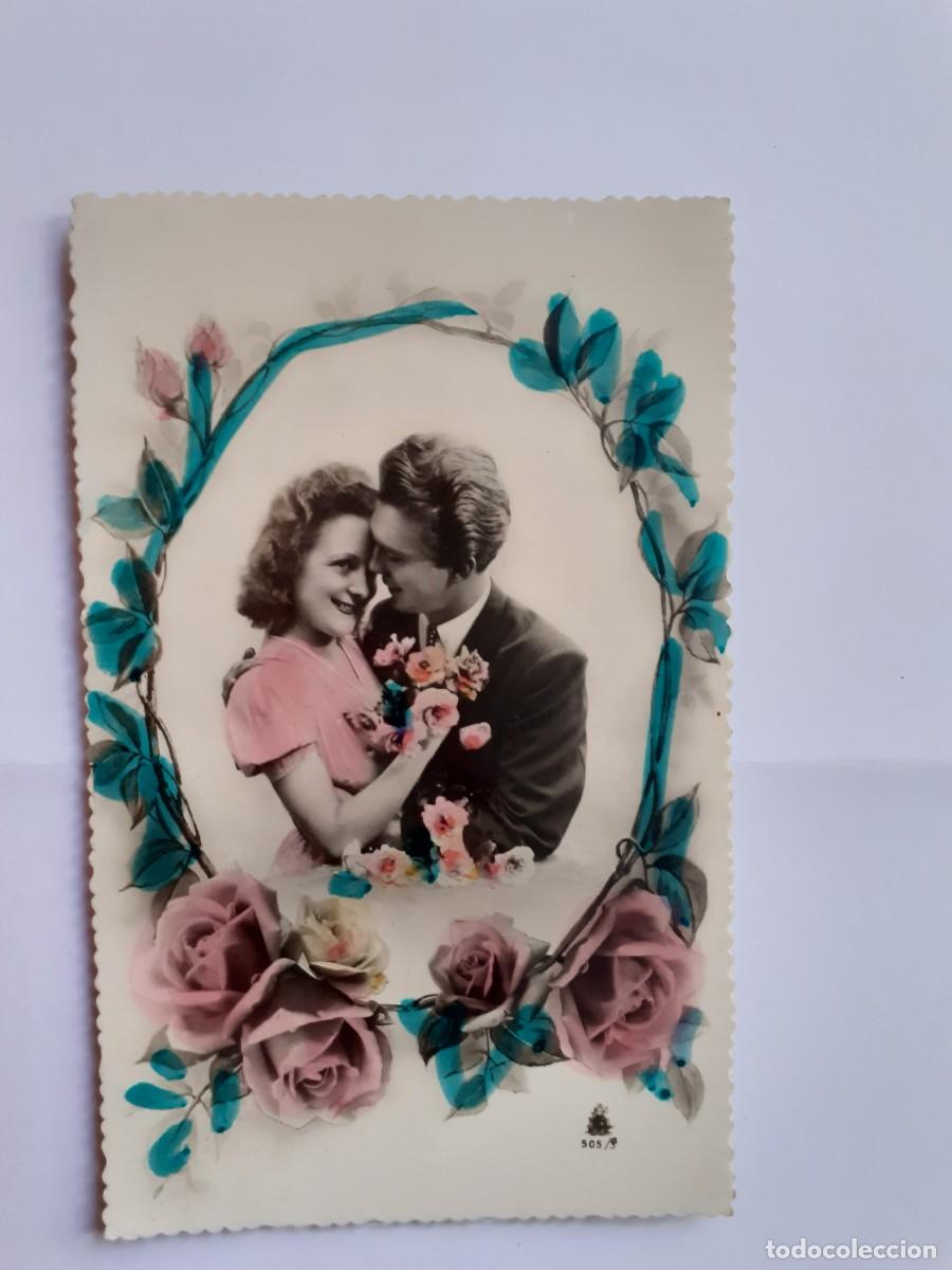 Postais: POSTAL - ROMANTICA ENAMORADOS - 505/3 - ESCRITA