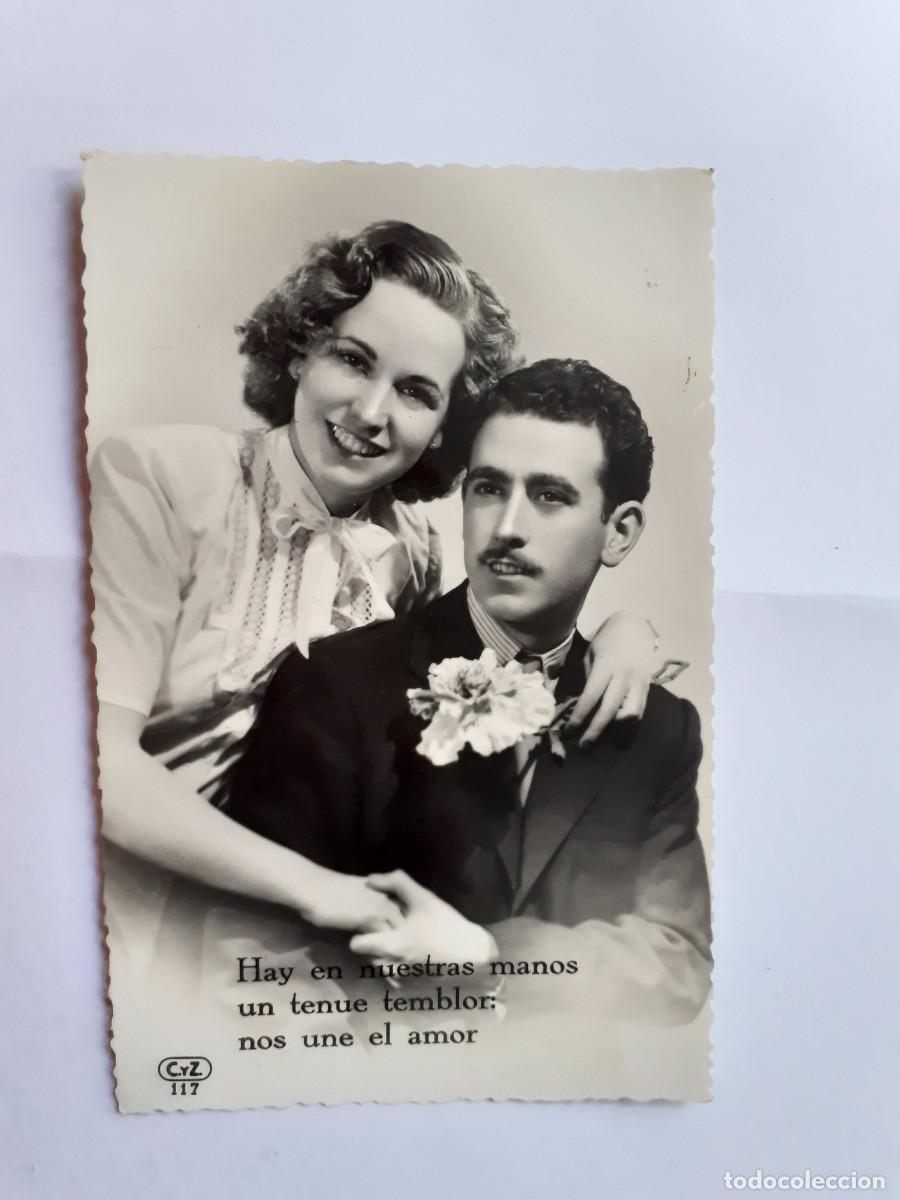 Postais: POSTAL - ROMANTICA ENAMORADOS PAREJA - ED. CYZ 117 - ESCRITA 1948