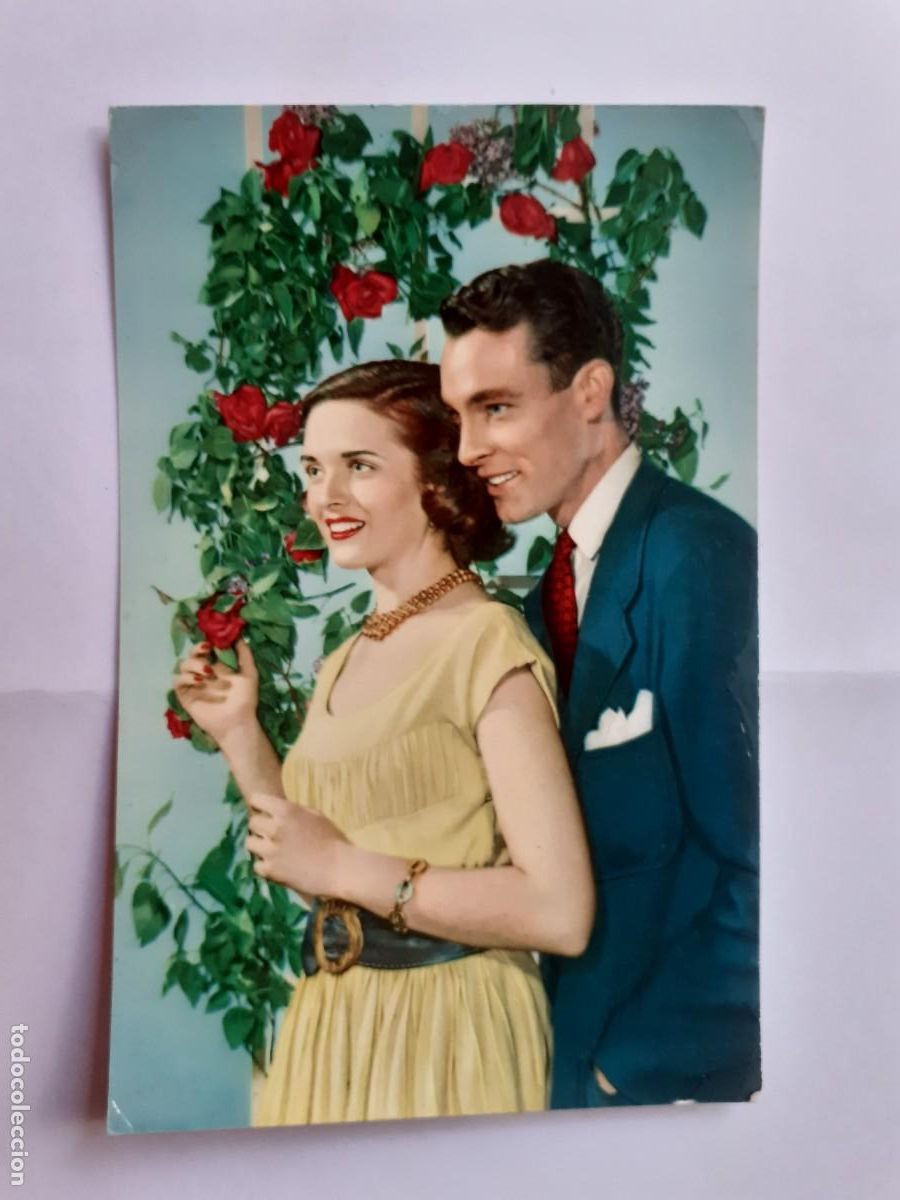 Postais: POSTAL - ITALIA ROMANTICA PAREJA - 935/11 - ESCRITA 1958