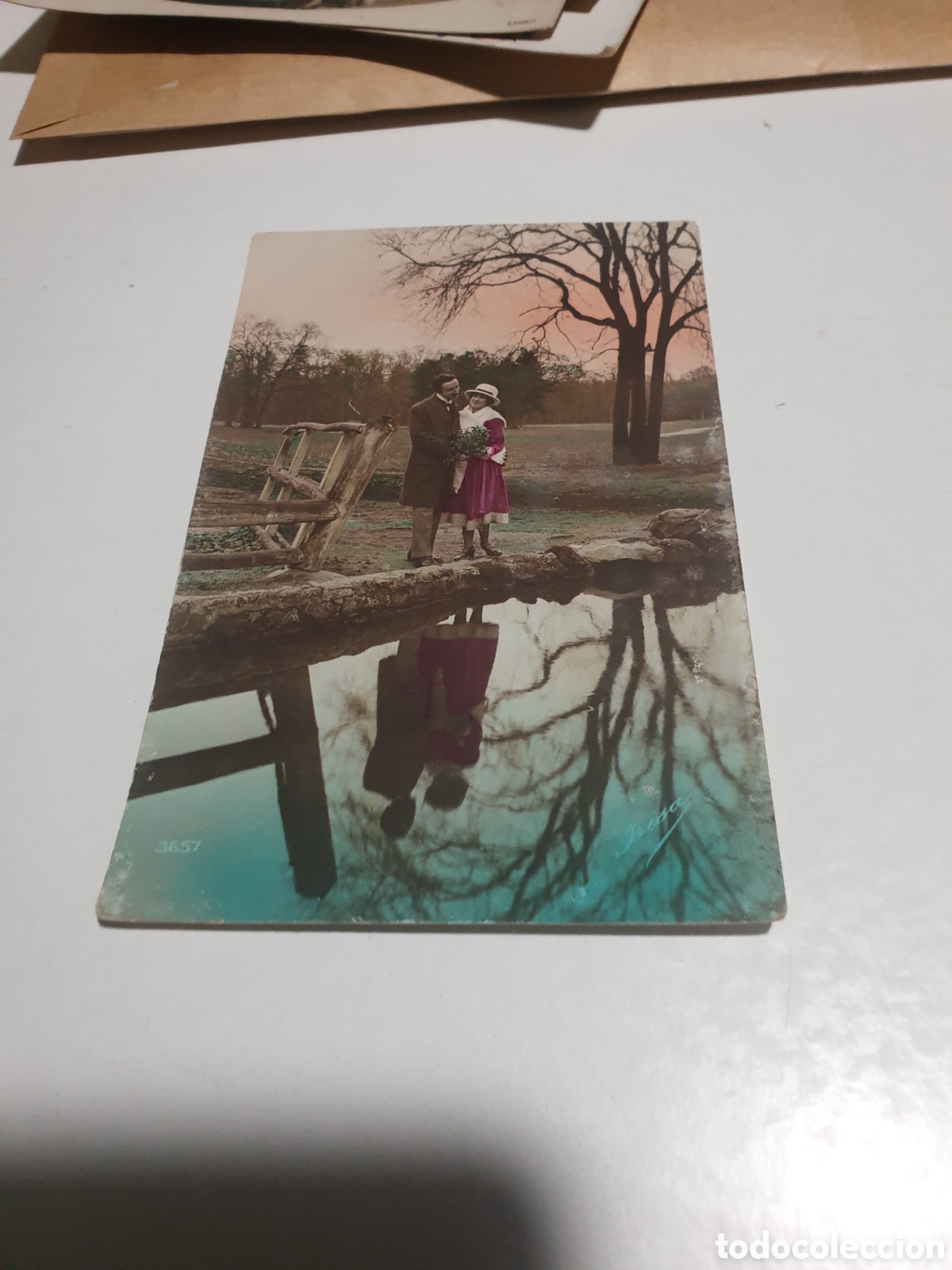 Postais: Postal antigua romantica