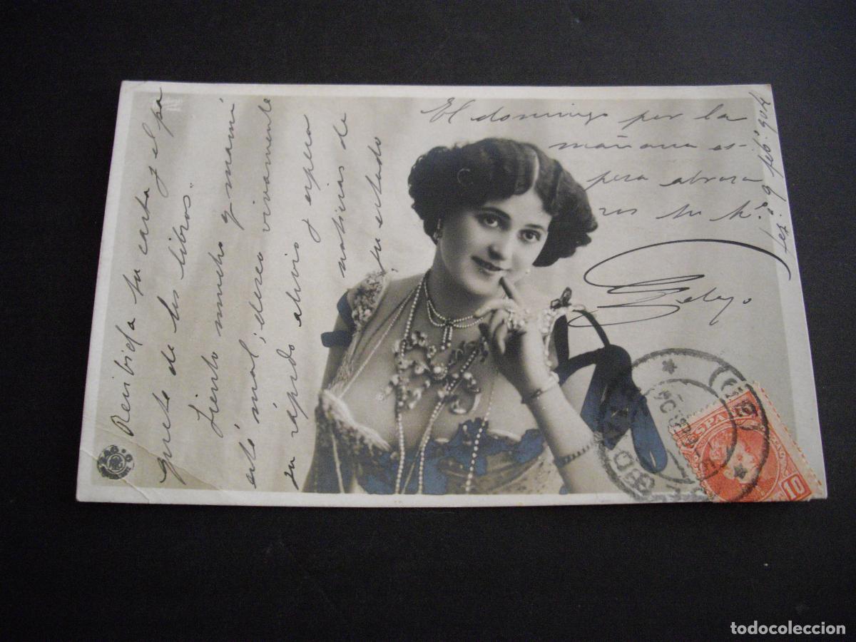 Postkarten: MUJER ELEGANTE POSTAL