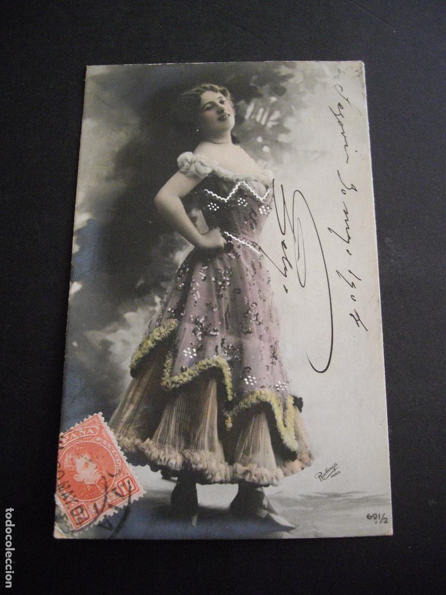 Postkarten: MUJER ELEGANTE POSTAL