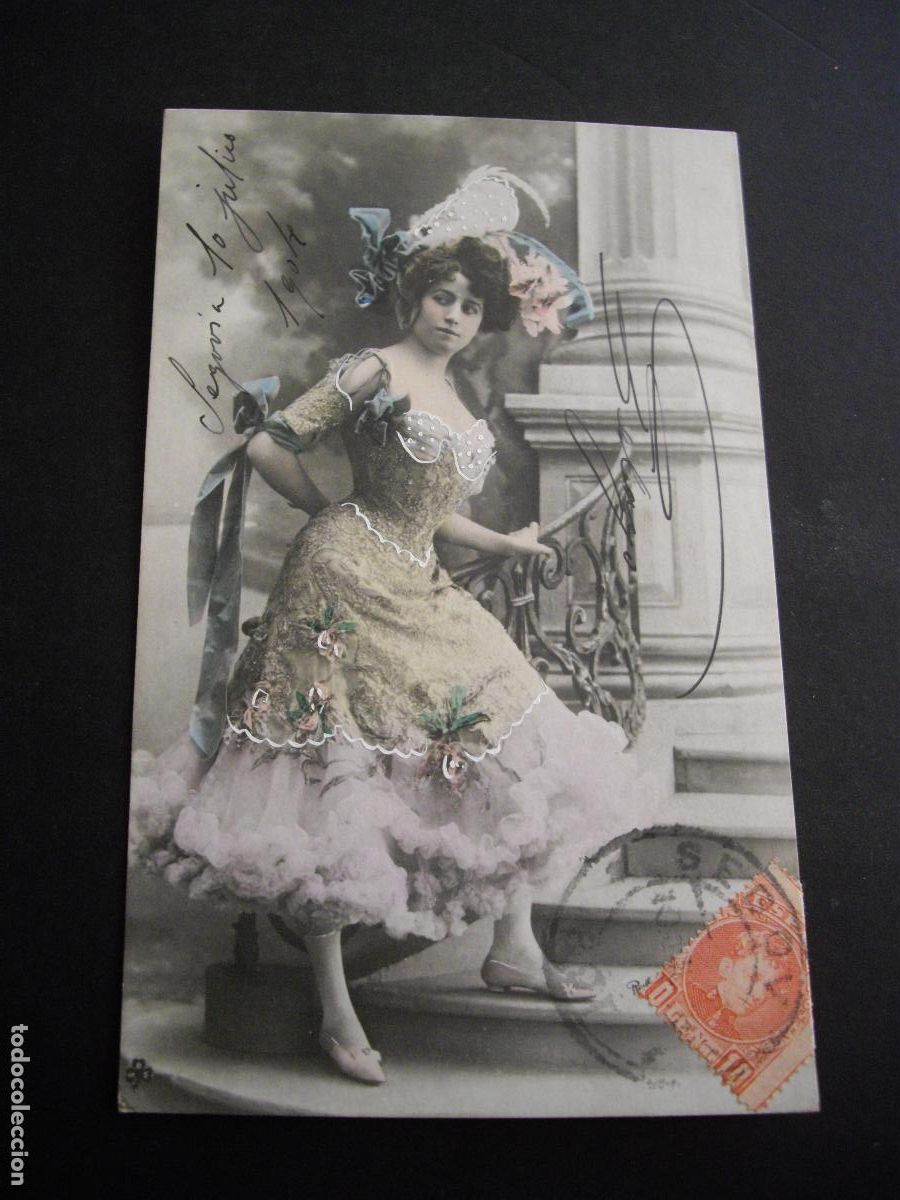 Postkarten: MUJER ELEGANTE POSTAL