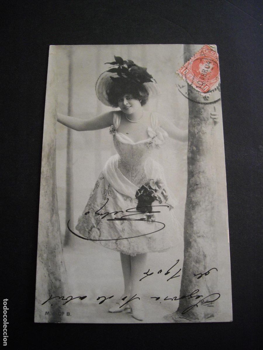 Postkarten: MUJER ELEGANTE POSTAL