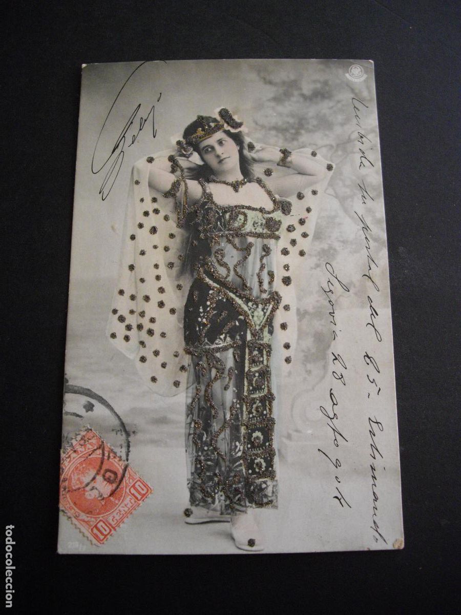 Postkarten: MUJER ELEGANTE POSTAL