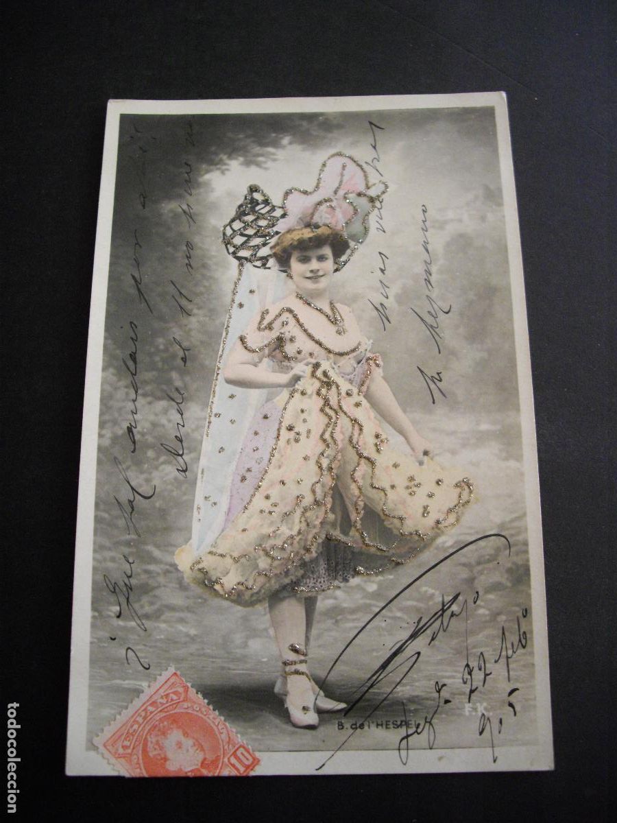 Postkarten: MUJER ELEGANTE POSTAL