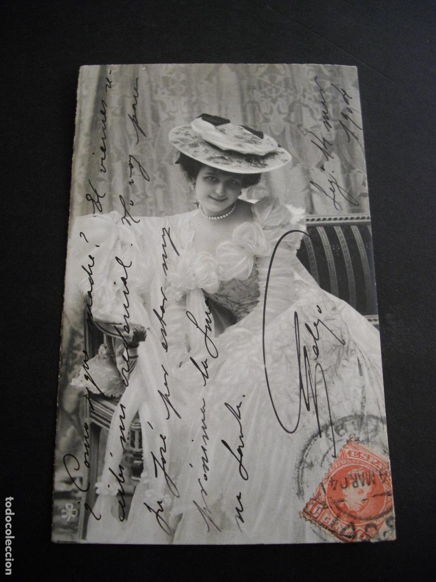 Postkarten: MUJER ELEGANTE POSTAL