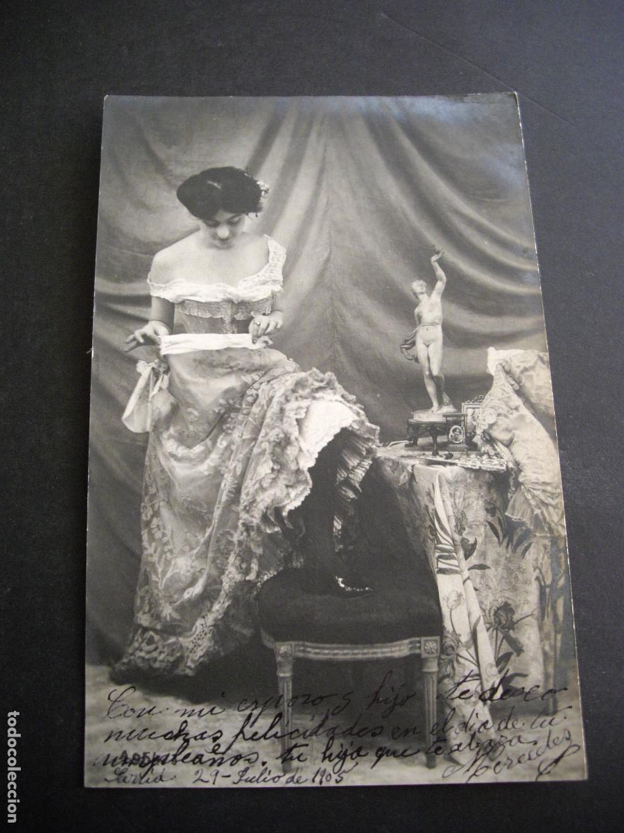 Postkarten: MUJER ELEGANTE POSTAL