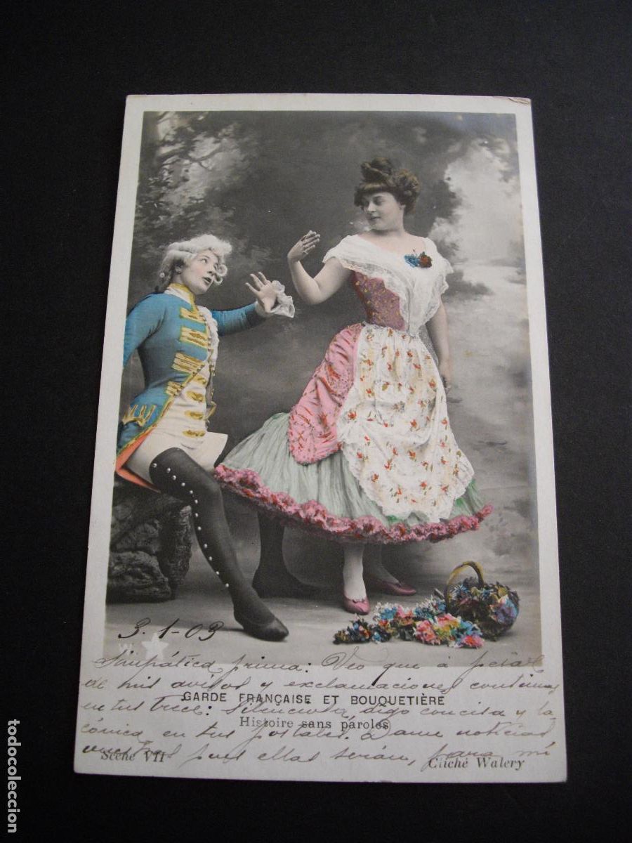 Postales: PAREJA ELEGANTE POSTAL