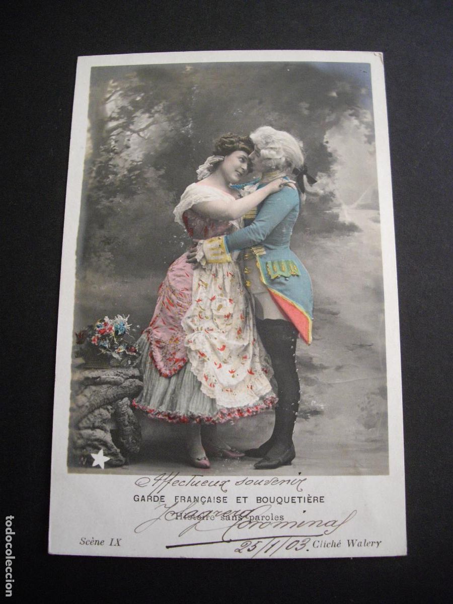 Postales: PAREJA ELEGANTE POSTAL