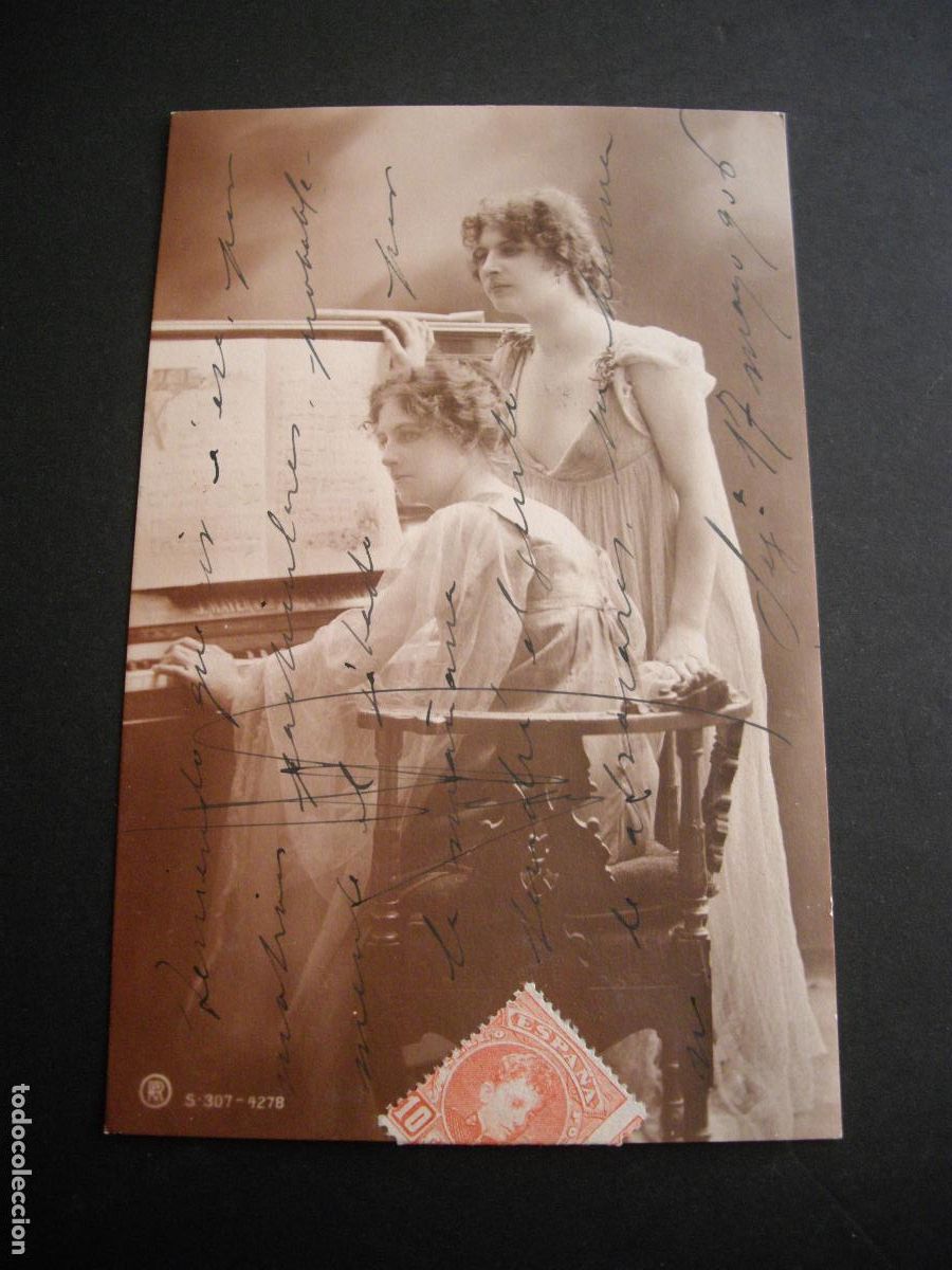 Postales: MUJERES AL PIANO POSTAL