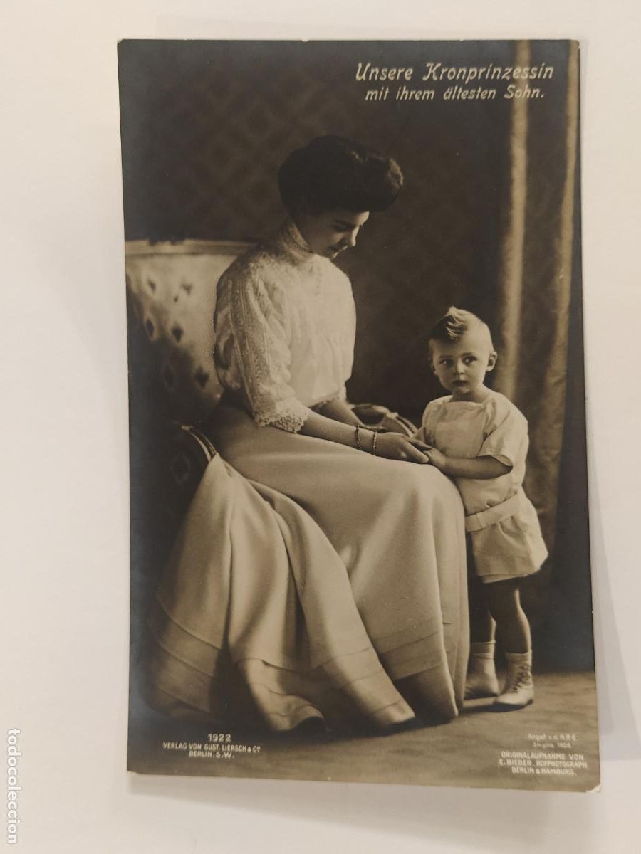 Postais: UNSERE KRONPRINZESSIN - FAMILIA REAL - FOTOGRAFICA - POSTAL ANTIGUA -(111.453)