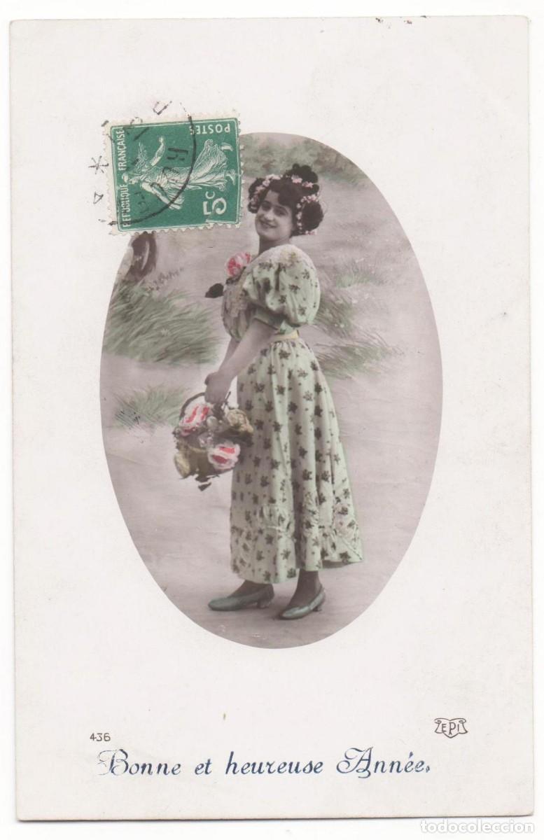 Postales: MUJER- PRINCIPIOS DEL XX-CIRCULADA- - Foto 1