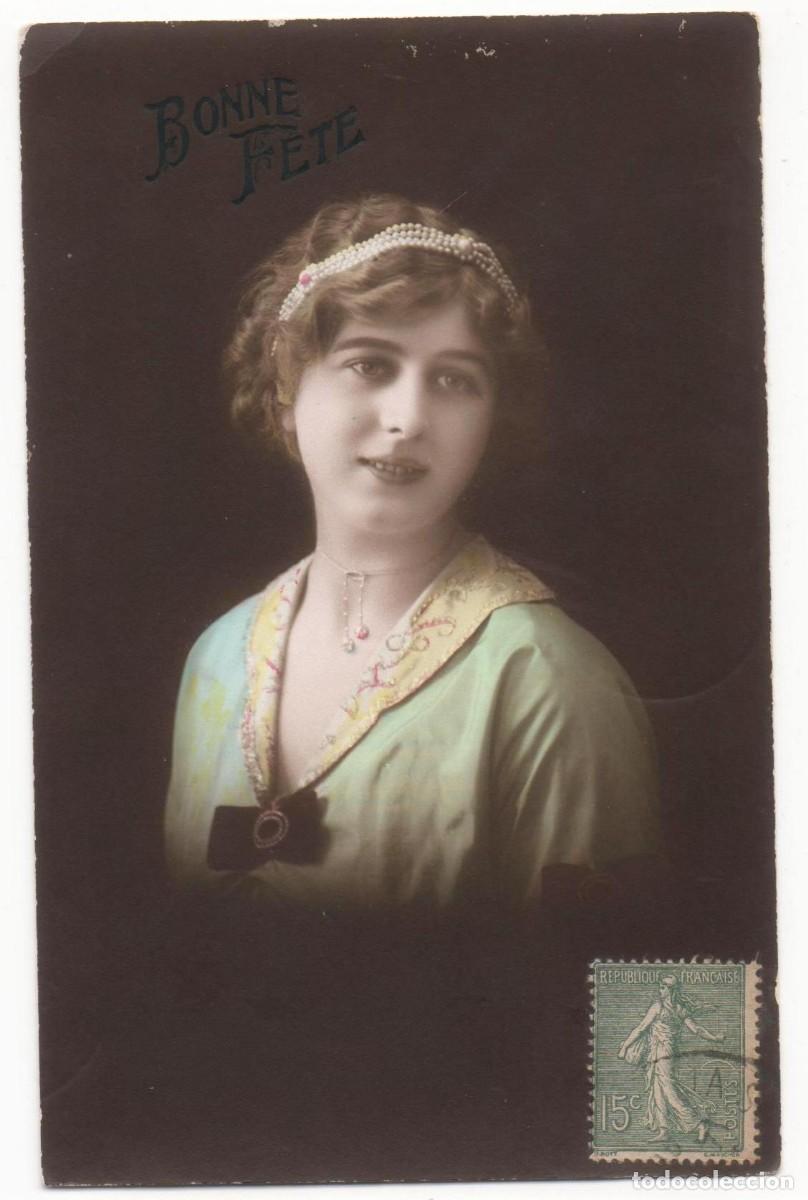 Postales: MUJER- PRINCIPIOS DEL XX-CIRCULADA- - Foto 1