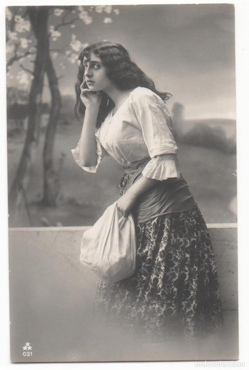 Postales: MUJER- PRINCIPIOS DEL XX-ESCRITA- - Foto 1
