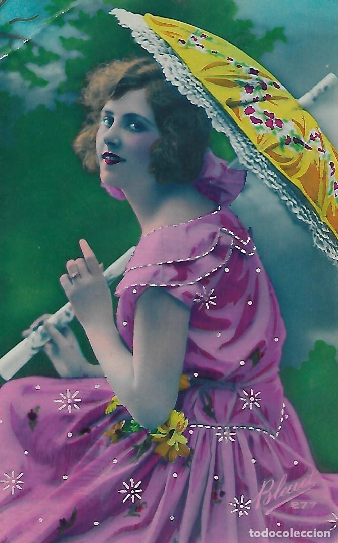 Postais: DAMA CON SOMBRILLA (1924)