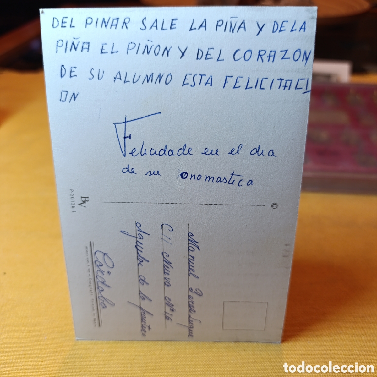 Postales: Postal rom&aacute;ntica antigua - Foto 2