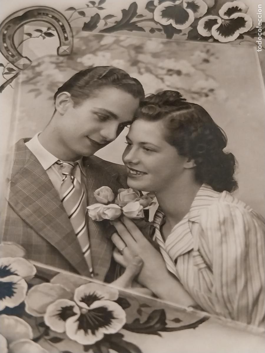 Postais: NOVIOS POSTAL A&Ntilde;OS 50 ESCRITA B/N REF 336/1