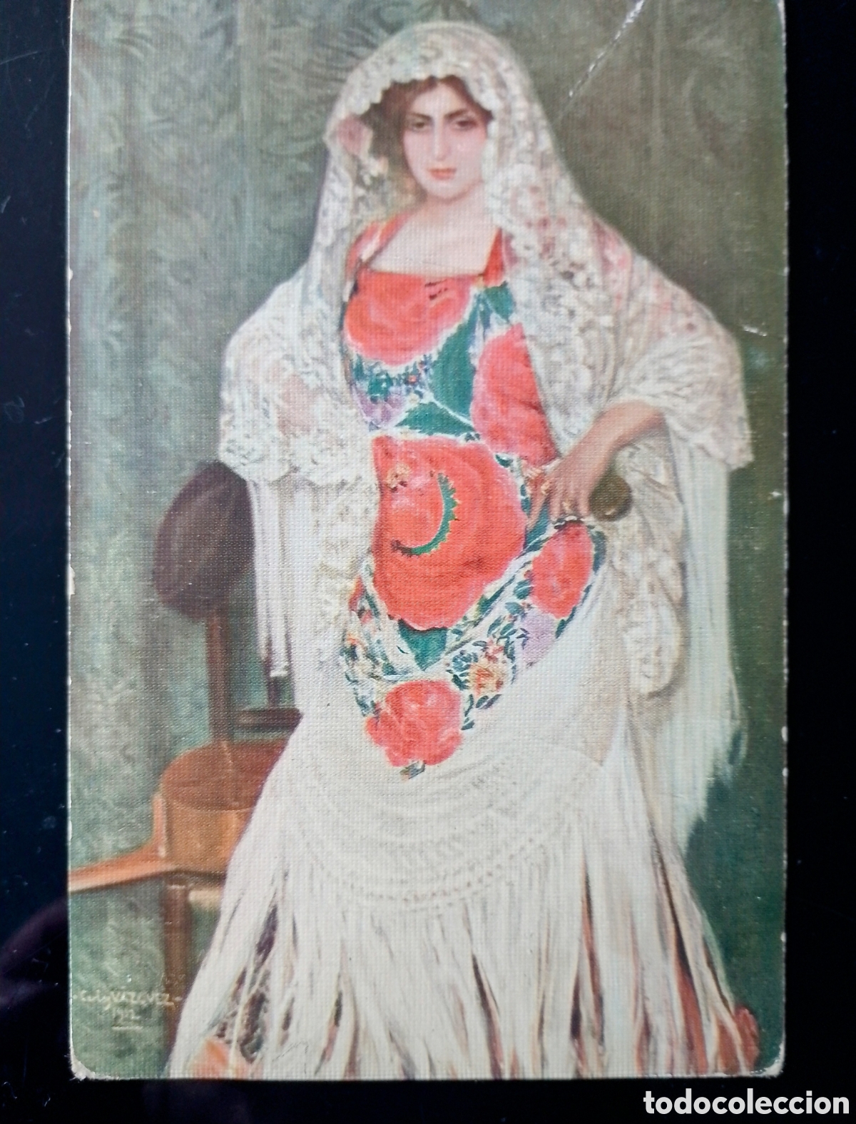 Postales: Postal antigua. LUISA DE VIGN&Eacute;. - Foto 1