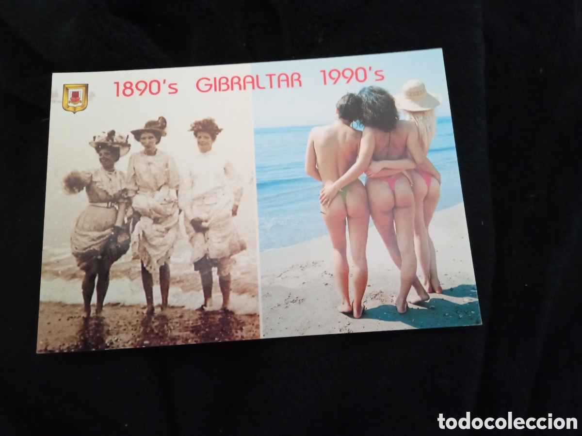 Postales: Postal satirica de Gibraltar - Foto 1