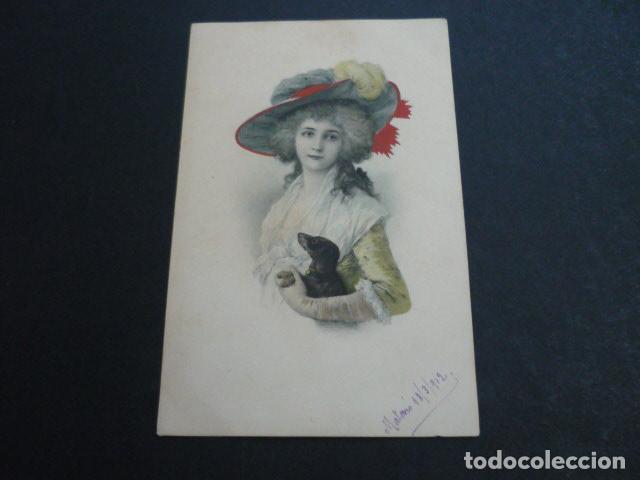 Postales: MUJER ELEGANTE POSTAL - Foto 1
