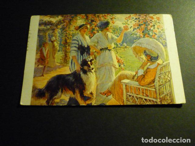 Postales: MUJERES CON PERRO POSTAL - Foto 1