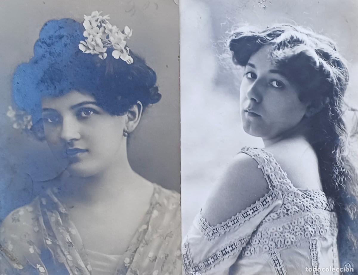 Postales: Mujeres. Postales francesas. - Foto 1