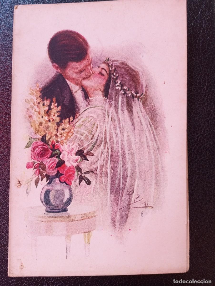 Postales: ANTIGUA POSTAL ROM&Aacute;NTICA - Foto 1