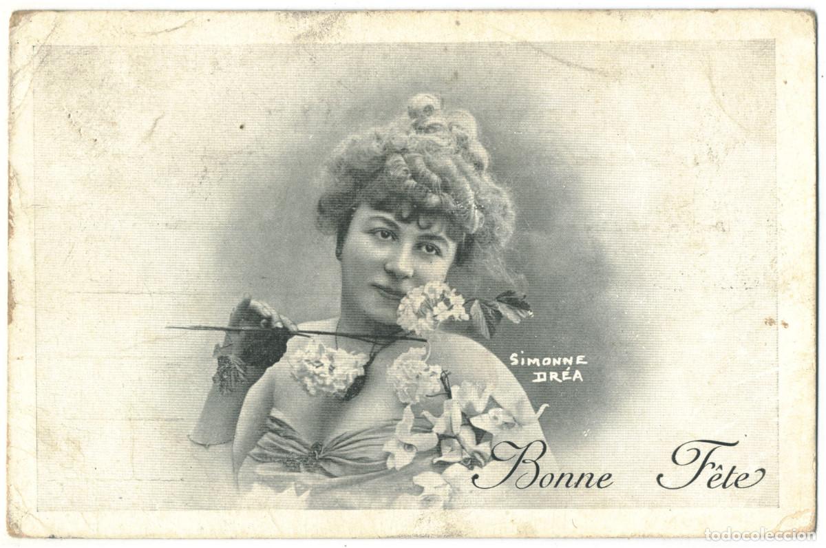 Postales: Postal actriz DR&Eacute;A, Simone_Sin datos (1905) - Foto 1