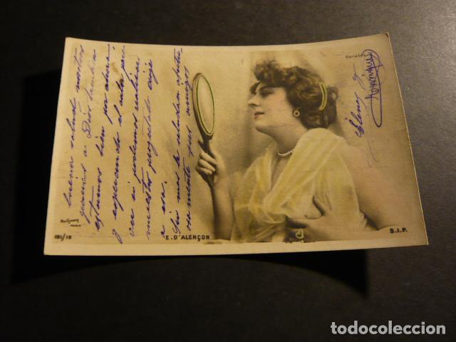 Postales: MUJER ANTE ESPEJO POSTAL - Foto 1