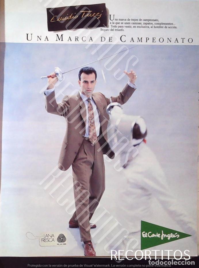 Postales: EMIDIO TUCCI EL CORTE INGLES ESGRIMA - Foto 1