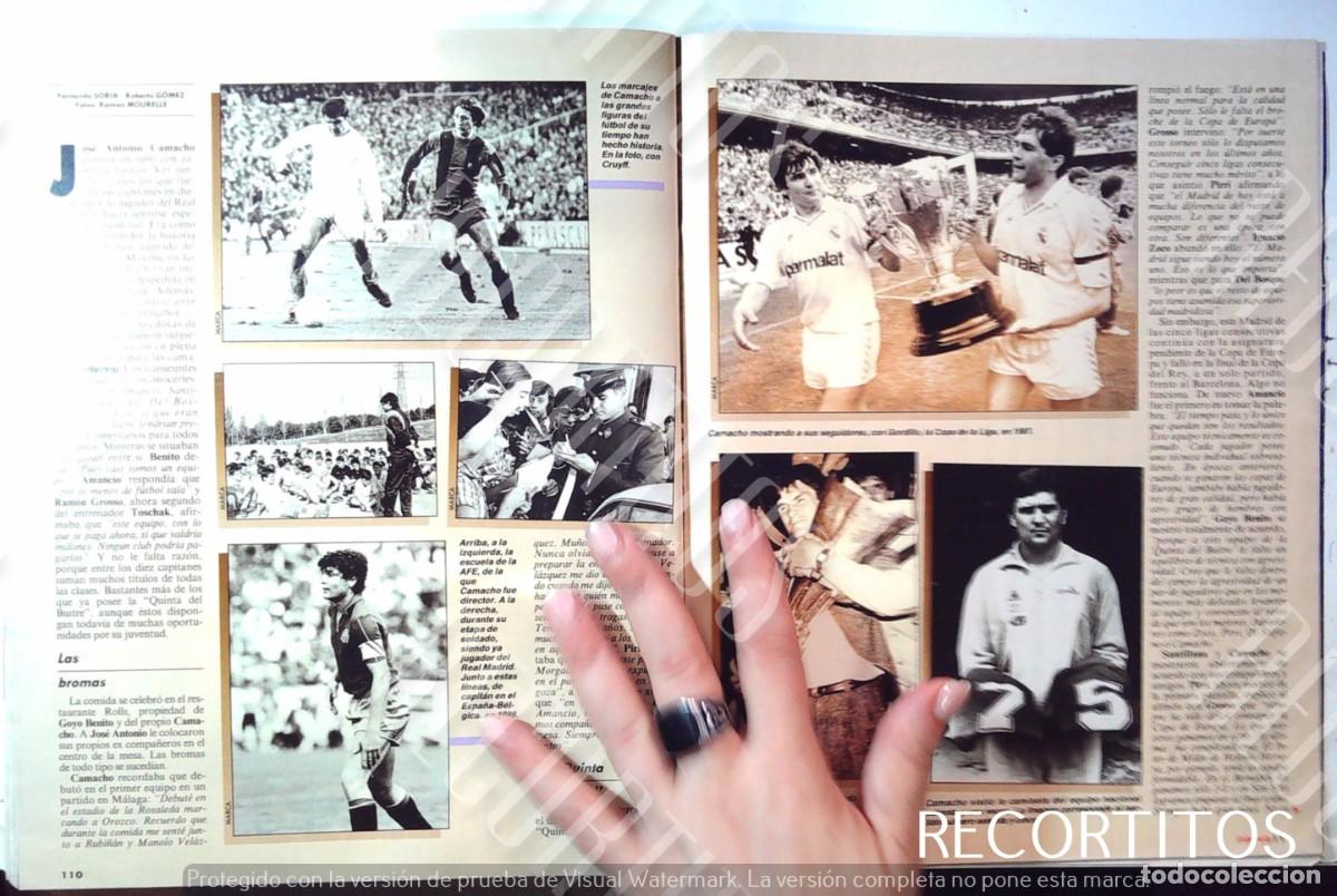 Postales: ANTONIO CAMACHO REAL MADRID - Foto 2