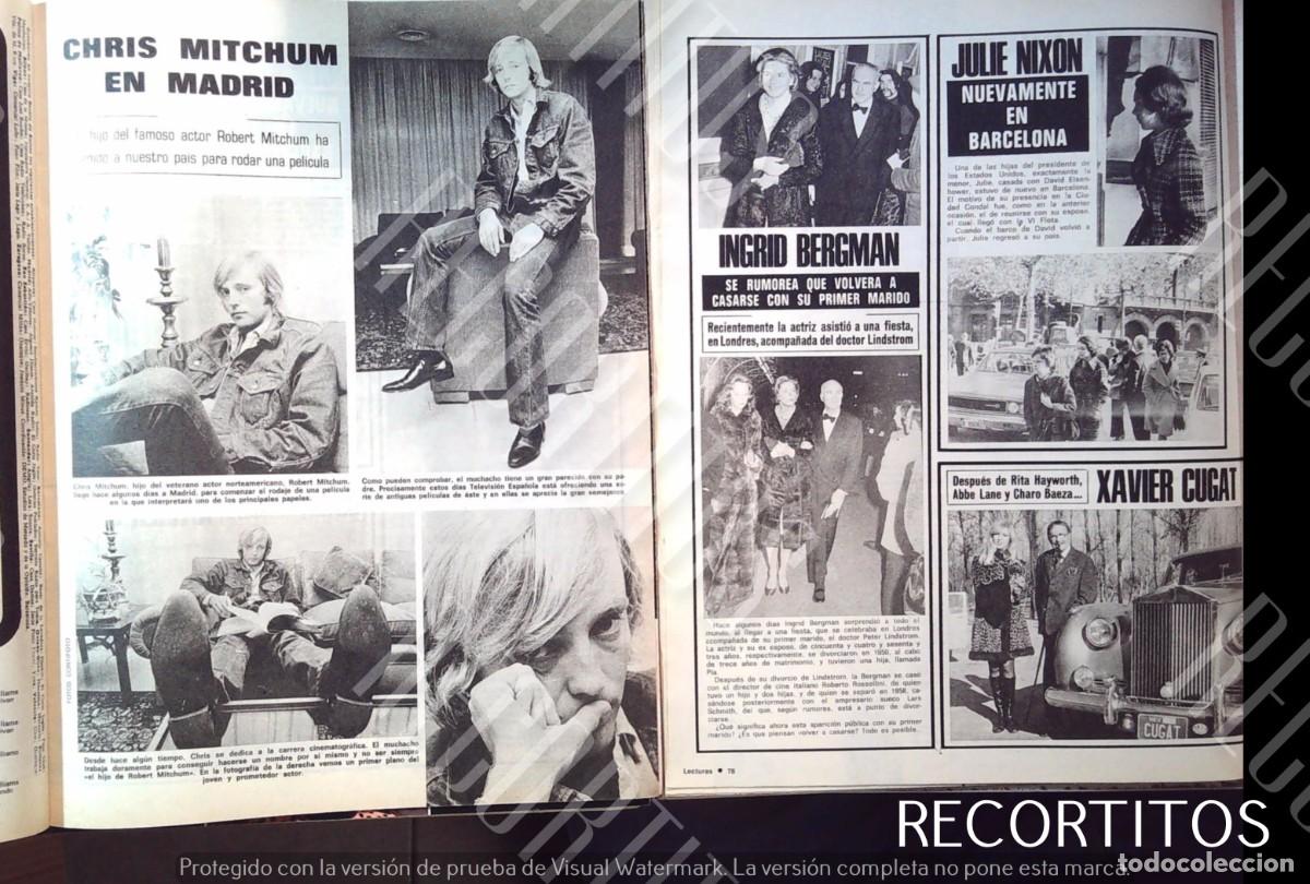 Postales: INGRID BERGMAN CHRIS MITCHUM XAVIER CUGAT - Foto 1