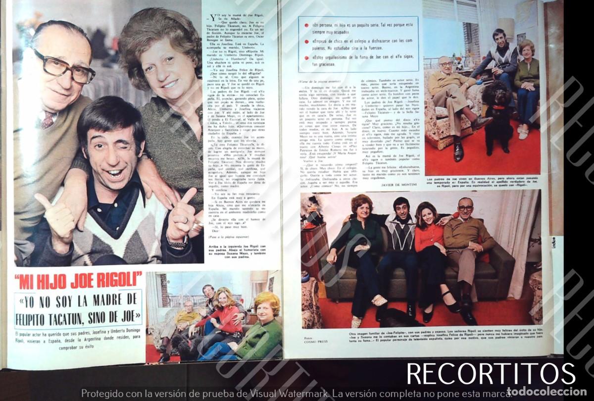 Postales: JOE RIGOLI Y SUS PADRES - Foto 1
