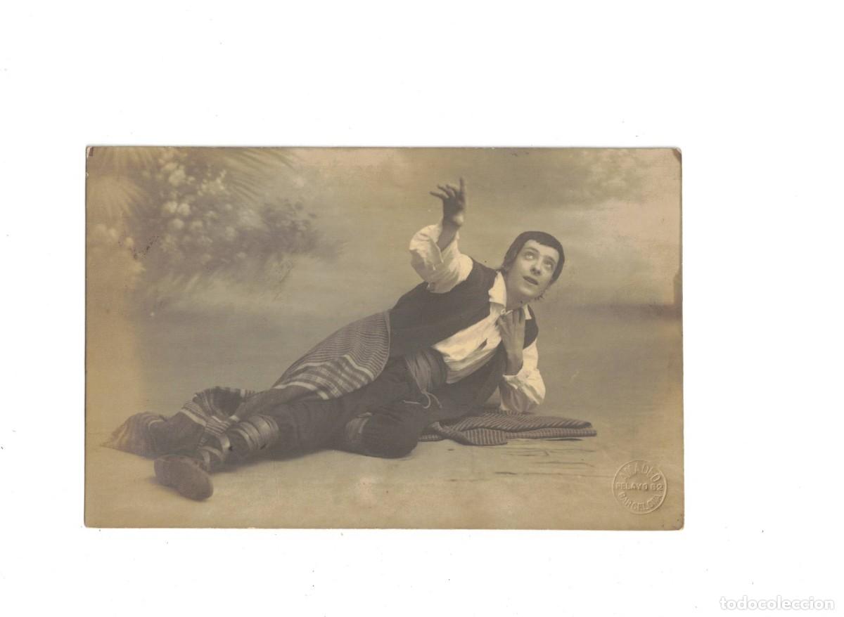 Postales: ENRIC BORR&Aacute;S 1910. TEATRO - Foto 1