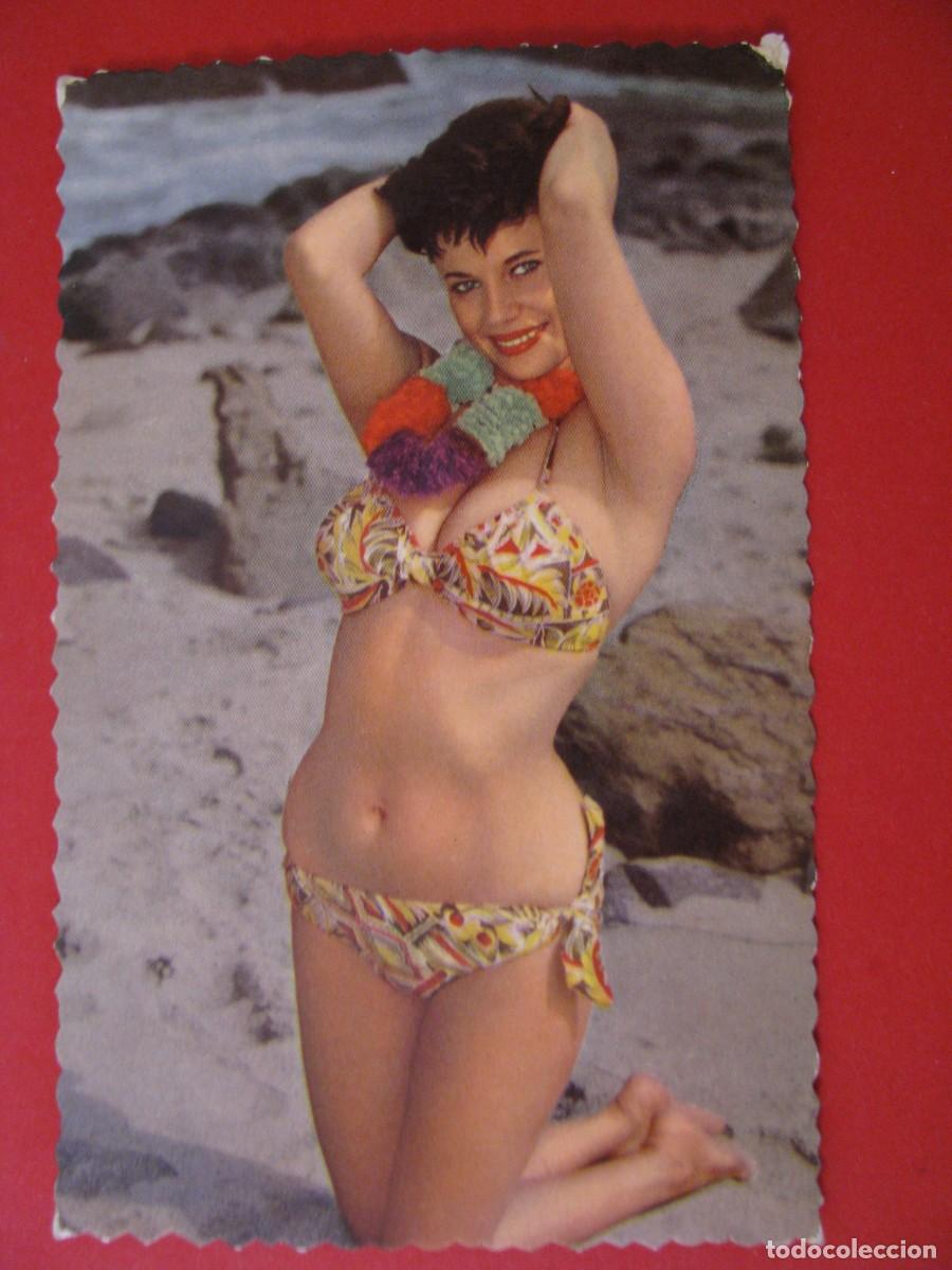 Postais: POSTAL DE ED. PHOTOCROM GLAC&Eacute;E 890. MUJER EN BA&Ntilde;ADOR.