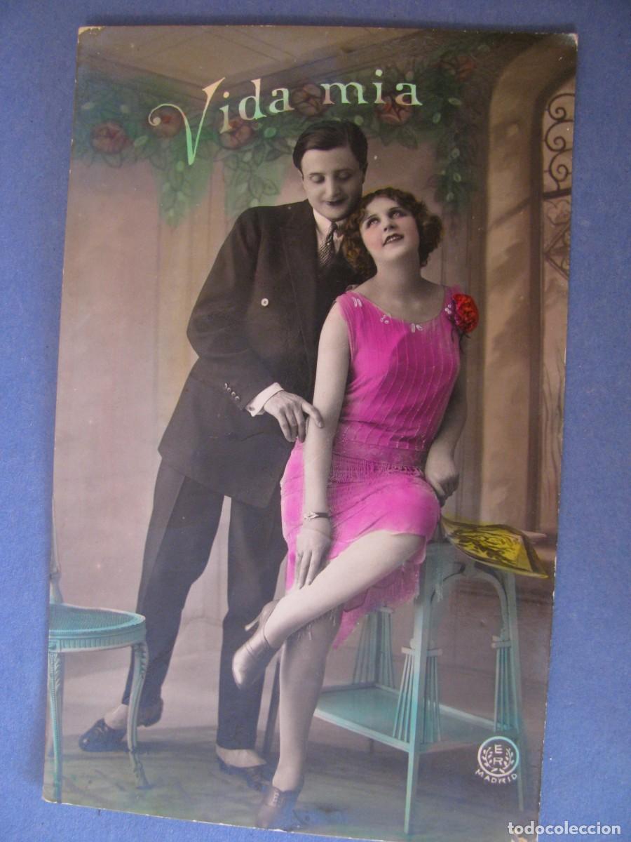 Postales: ANTIGUA POSTAL. PAREJA. ED. ER. - Foto 1