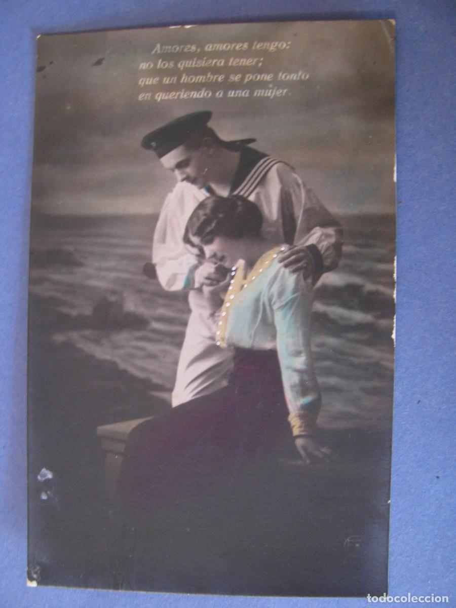 Postales: ANTIGUA POSTAL. PAREJA. - Foto 1