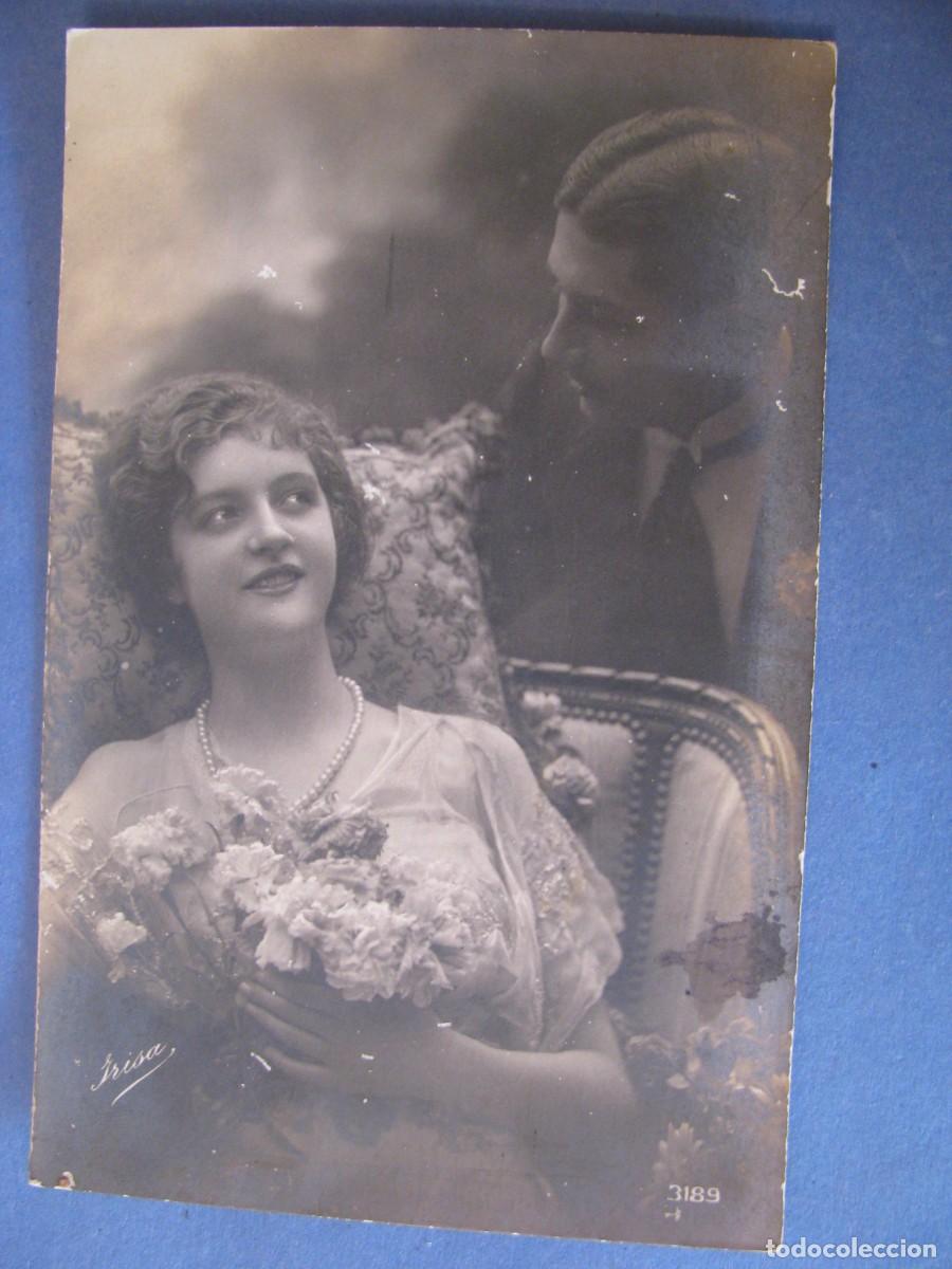 Postales: ANTIGUA POSTAL. PAREJA. ESCRITA - Foto 1
