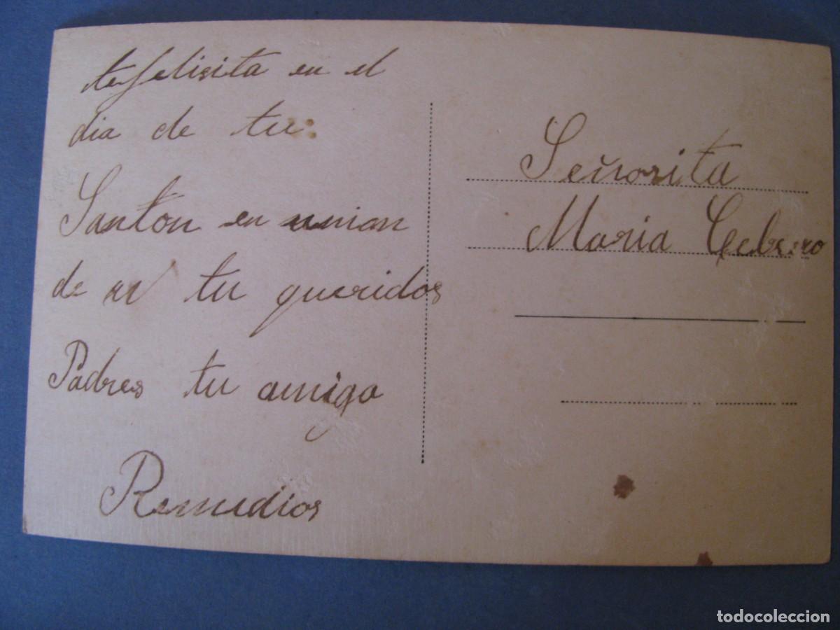 Postales: ANTIGUA POSTAL. PAREJA. ESCRITA - Foto 2