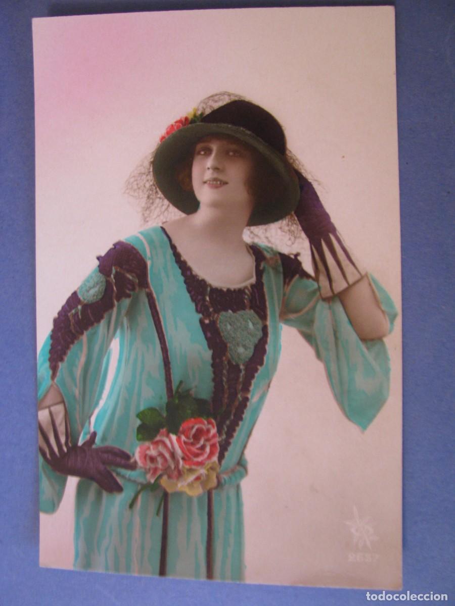 Cartoline: ANTIGUA POSTAL. MUJER. 2537. FRANCIA. ESCRITA 1924