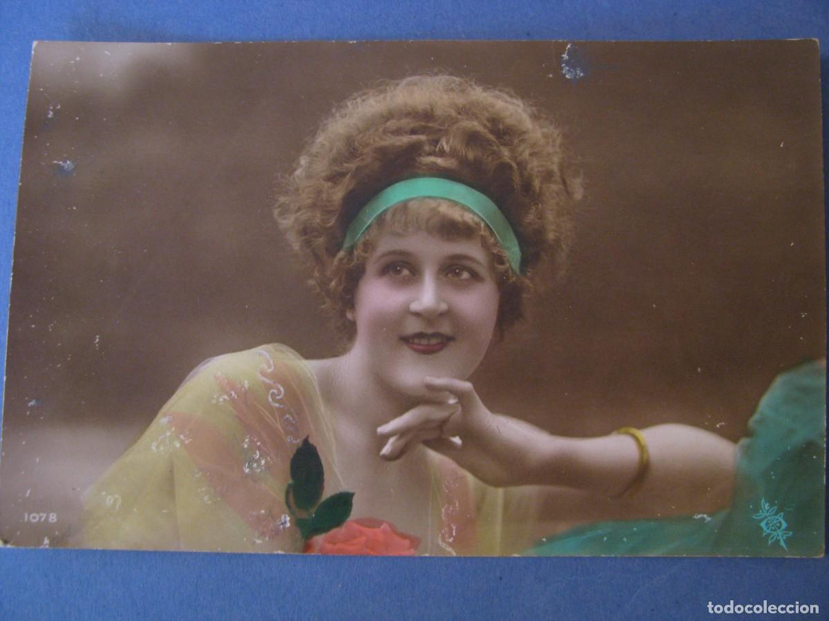 Cartoline: ANTIGUA POSTAL. MUJER. 1078. ESCRITA 1912