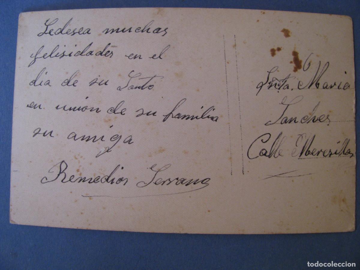 Postales: ANTIGUA POSTAL. MUJER. 4419. ESCRITA - Foto 2