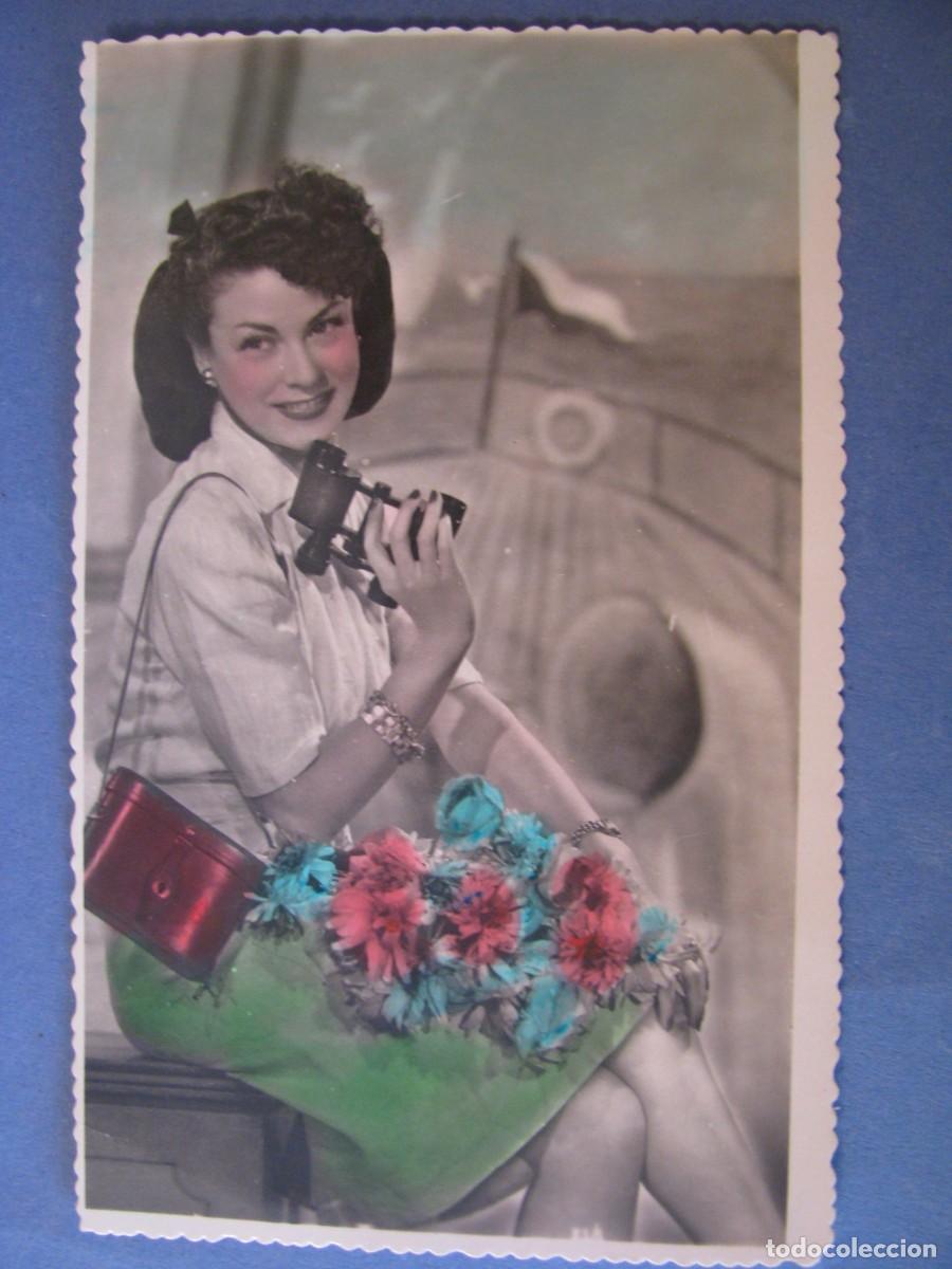 Postales: ANTIGUA POSTAL. MUJER. ESCRITA - Foto 1
