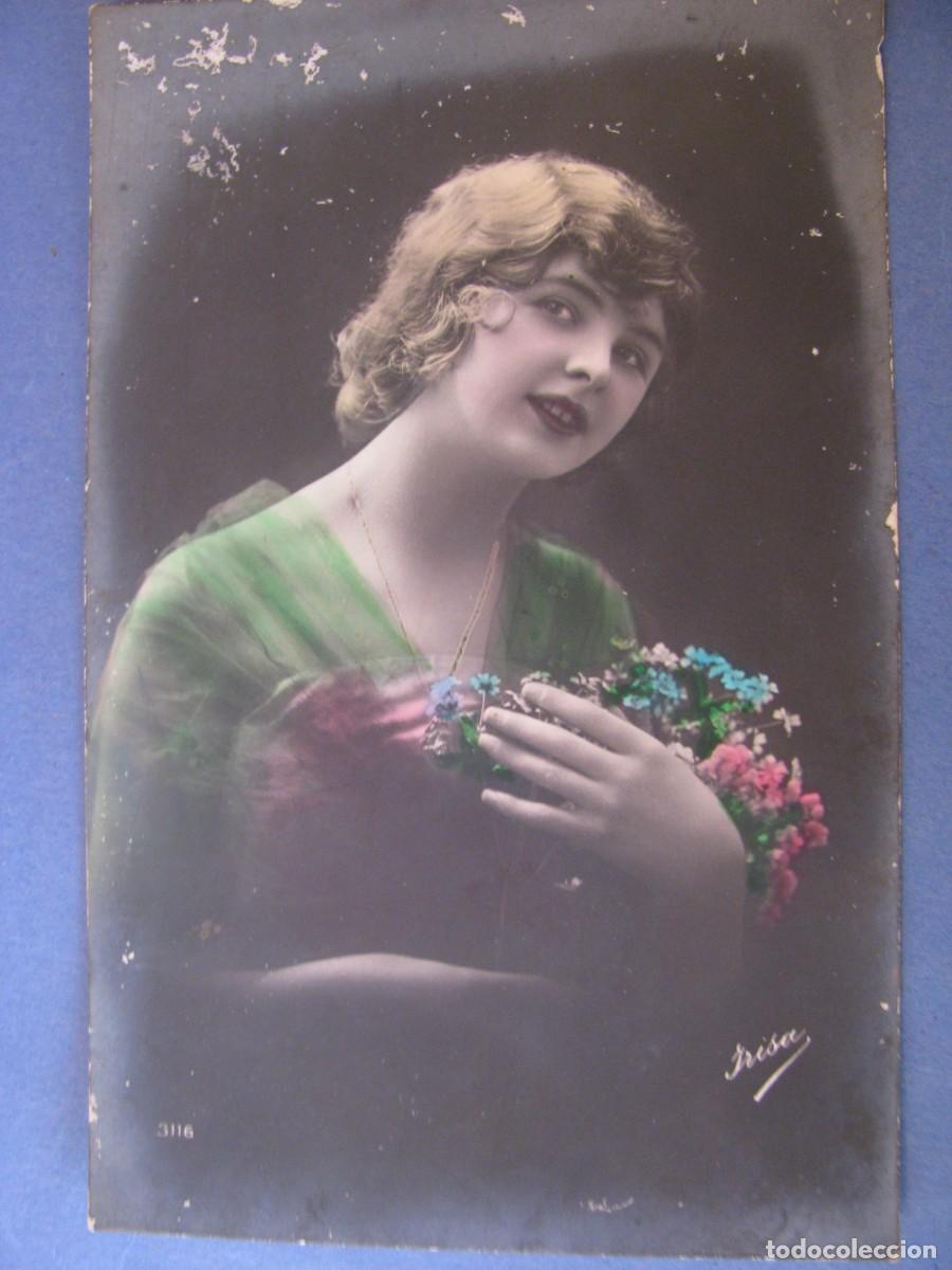 Postales: ANTIGUA POSTAL. MUJER. 3116. ESCRITA - Foto 1