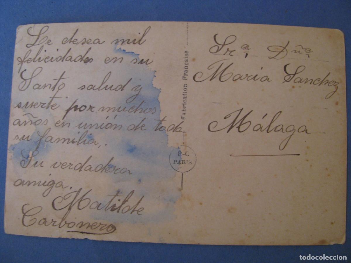 Postales: ANTIGUA POSTAL. MUJER. PC 20. PARIS. ESCRITA - Foto 2