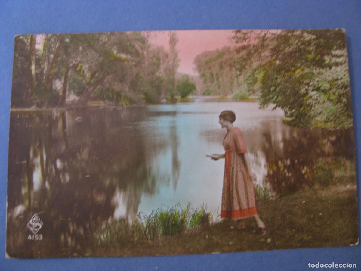 Postales: ANTIGUA POSTAL. MUJER. 4153. CIRCULADA - Foto 1