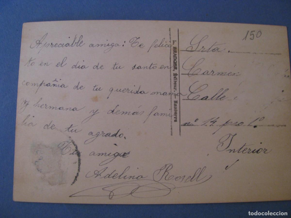 Postales: ANTIGUA POSTAL. MUJER. 4153. CIRCULADA - Foto 2
