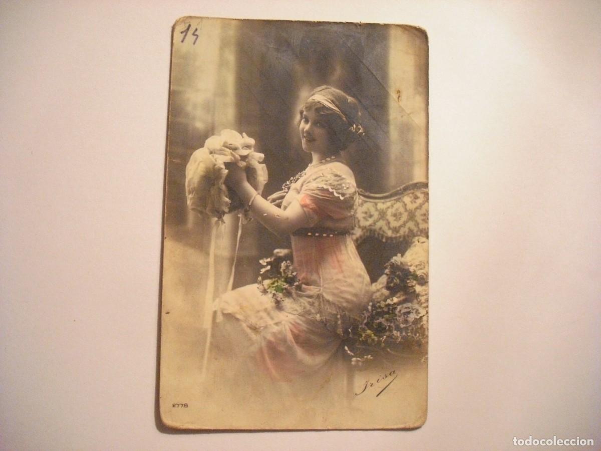 Postales: ANTIGUA POSTAL DE MUCHACHA . TRISA. ESCRITA - Foto 1